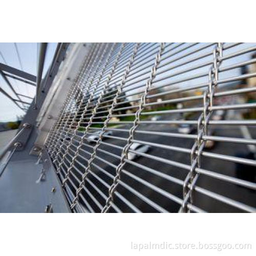 Stainless Wire Rope Rod Woven Decorative Mesh,Architectural